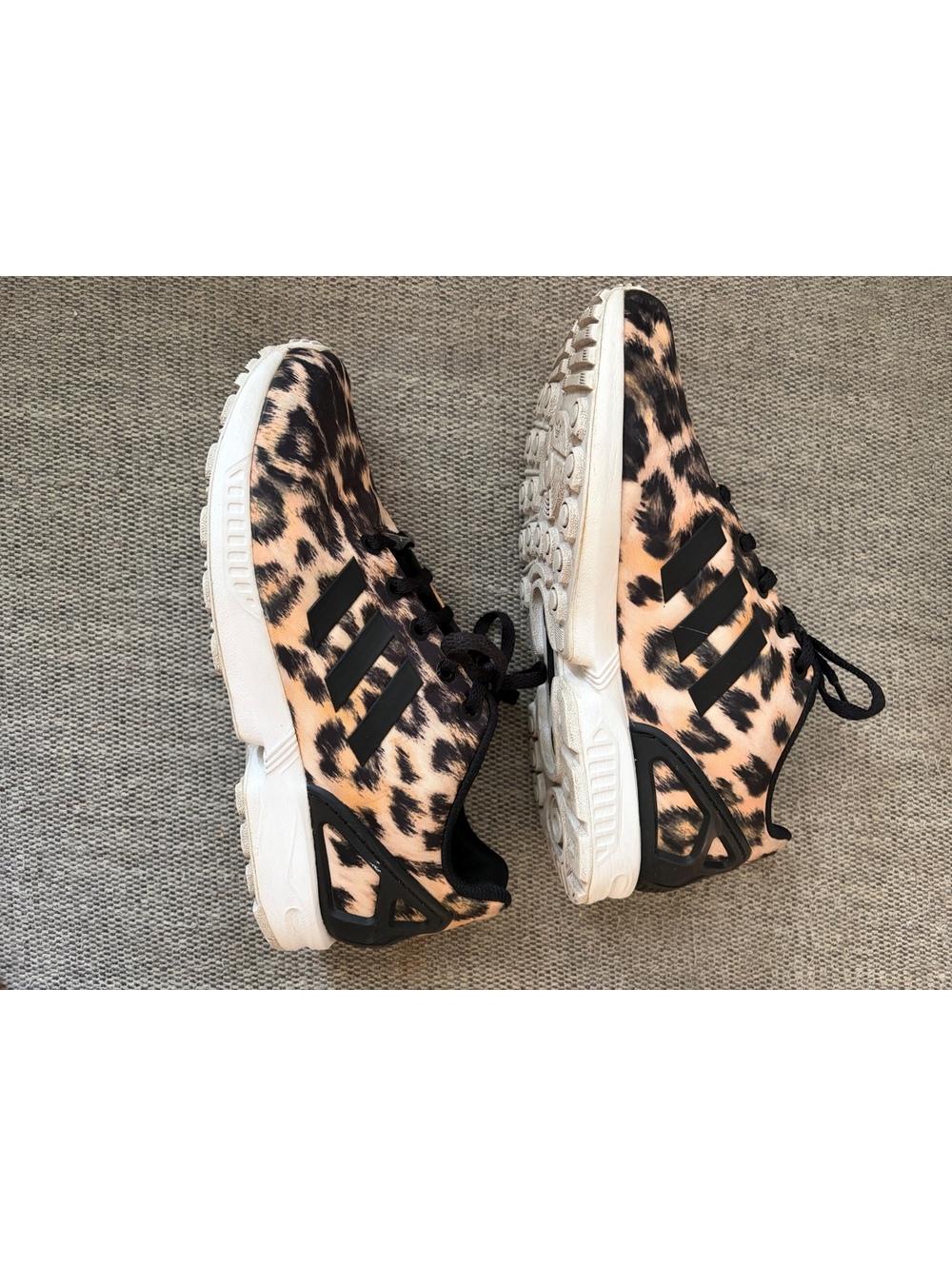 ADIDAS leopard print torsion ortholite sneakers